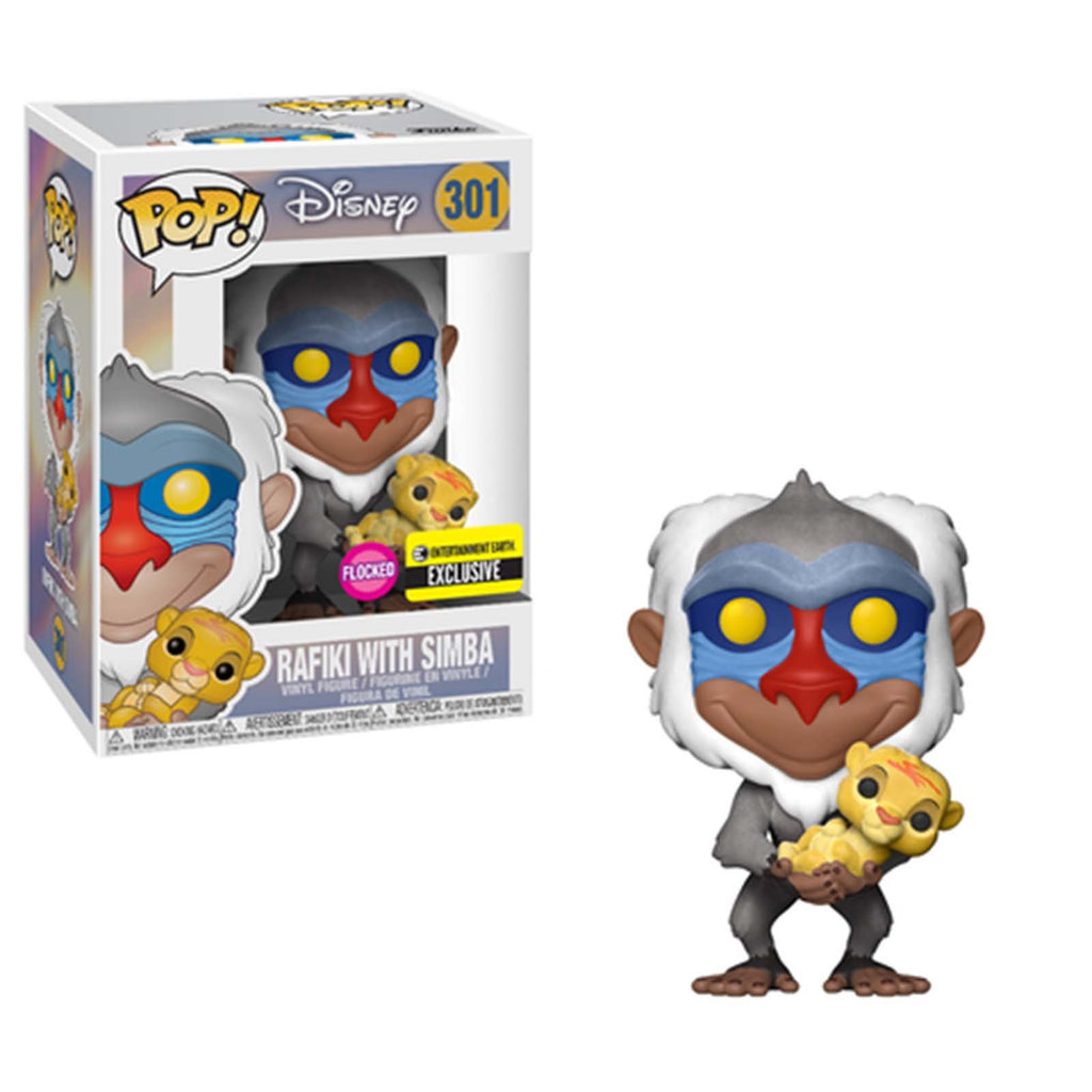 Funko Disney EE Exclusive POP Rafiki With Simba Vinyl Figure
