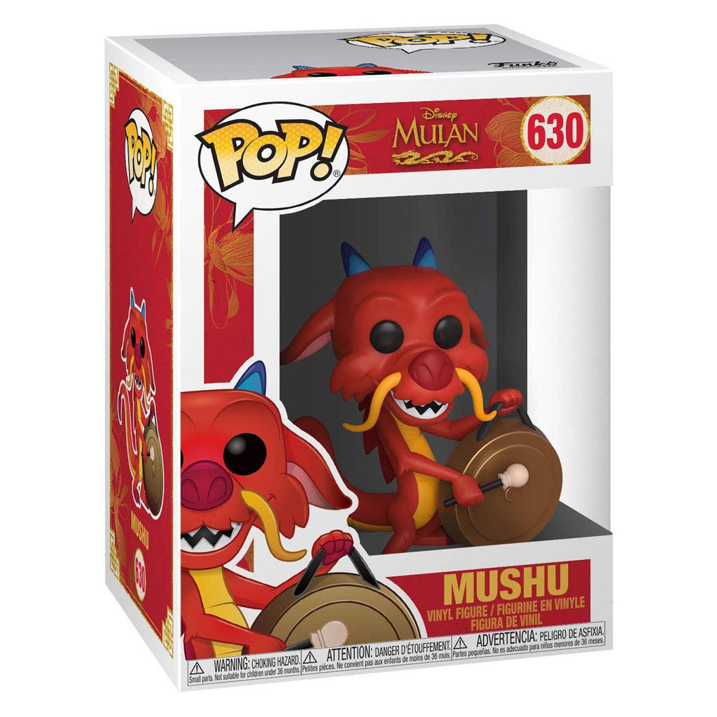 Funko Disney Mulan POP Mushu With Gong Vinyl Figure