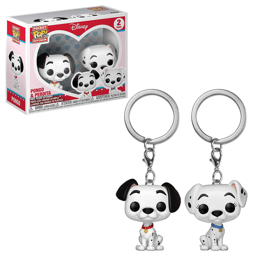Funko Disney Pocket POP Pongo And Perdita Keychain Figure Set