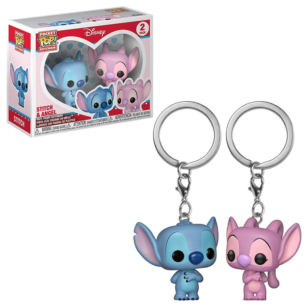 Funko Disney Pocket POP Stitch And Angel Keychain Figure Set