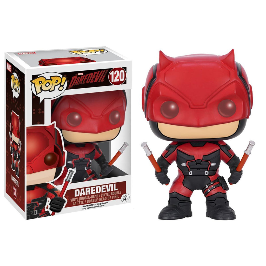 Funko Marvel Daredevil POP Red Daredevil Bobble Head Vinyl Figure