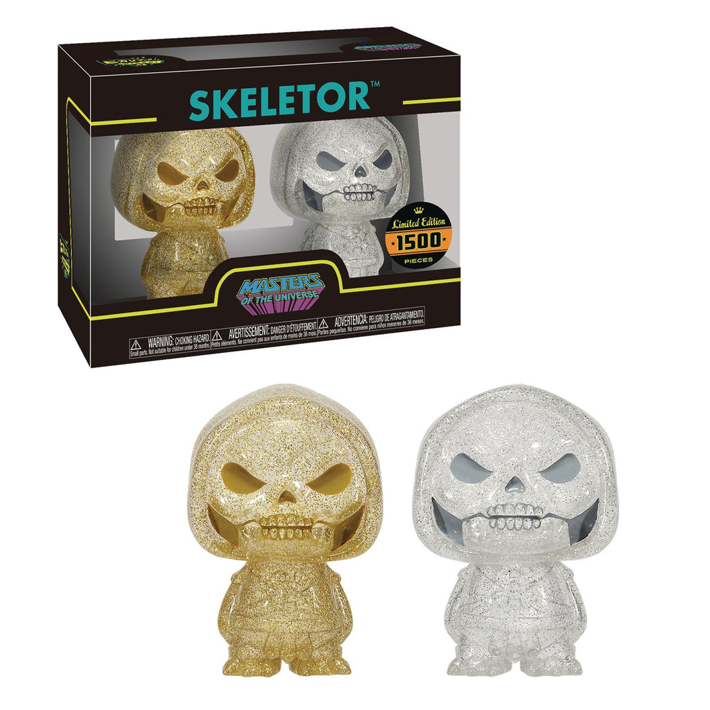 Funko Masters Of The Universe Hikari XS Gold Silver Skeletor Figure Set