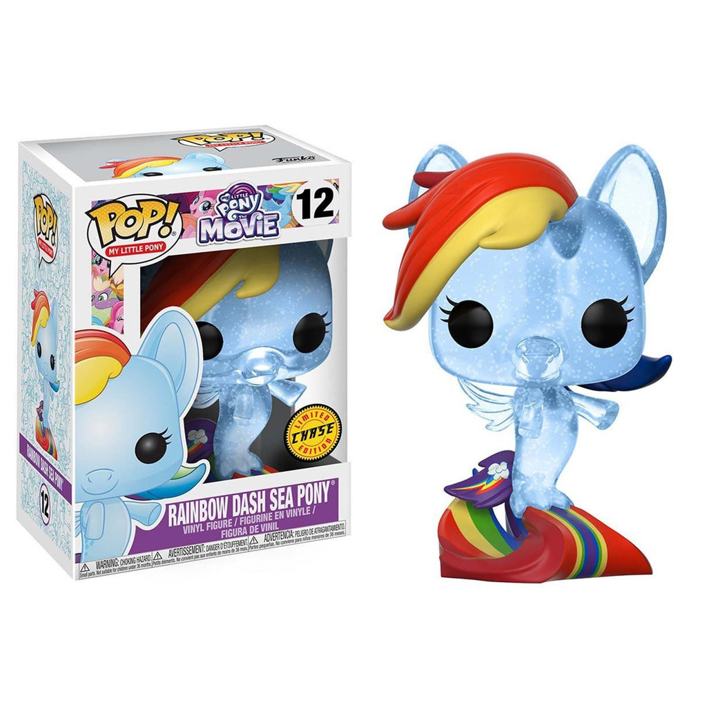 Funko My Little Pony Movie POP Rainbow Dash Sea Pony Vinyl Figure CHASE VERSION