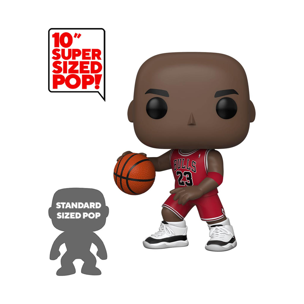 Funko NBA Chicago Bulls POP Michael Jordan Red Jersey 10 inch Figure Set