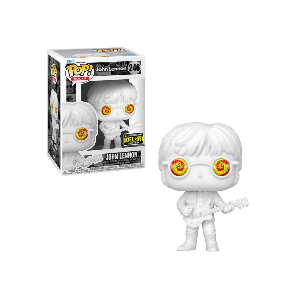 Funko Rocks EE Exclusive POP John Lennon Vinyl Figure - Radar Toys