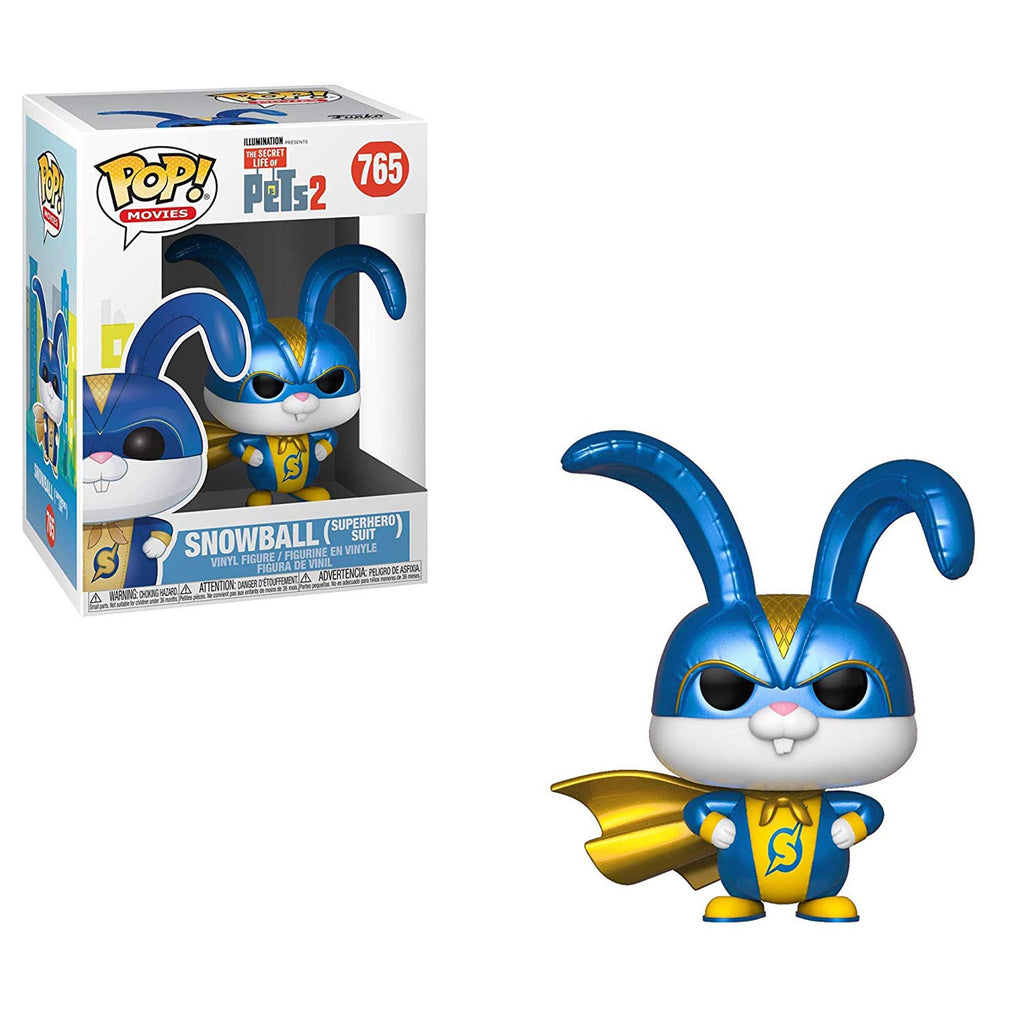 Funko Pets 2 POP Snowball Superhero Suit Vinyl Figure