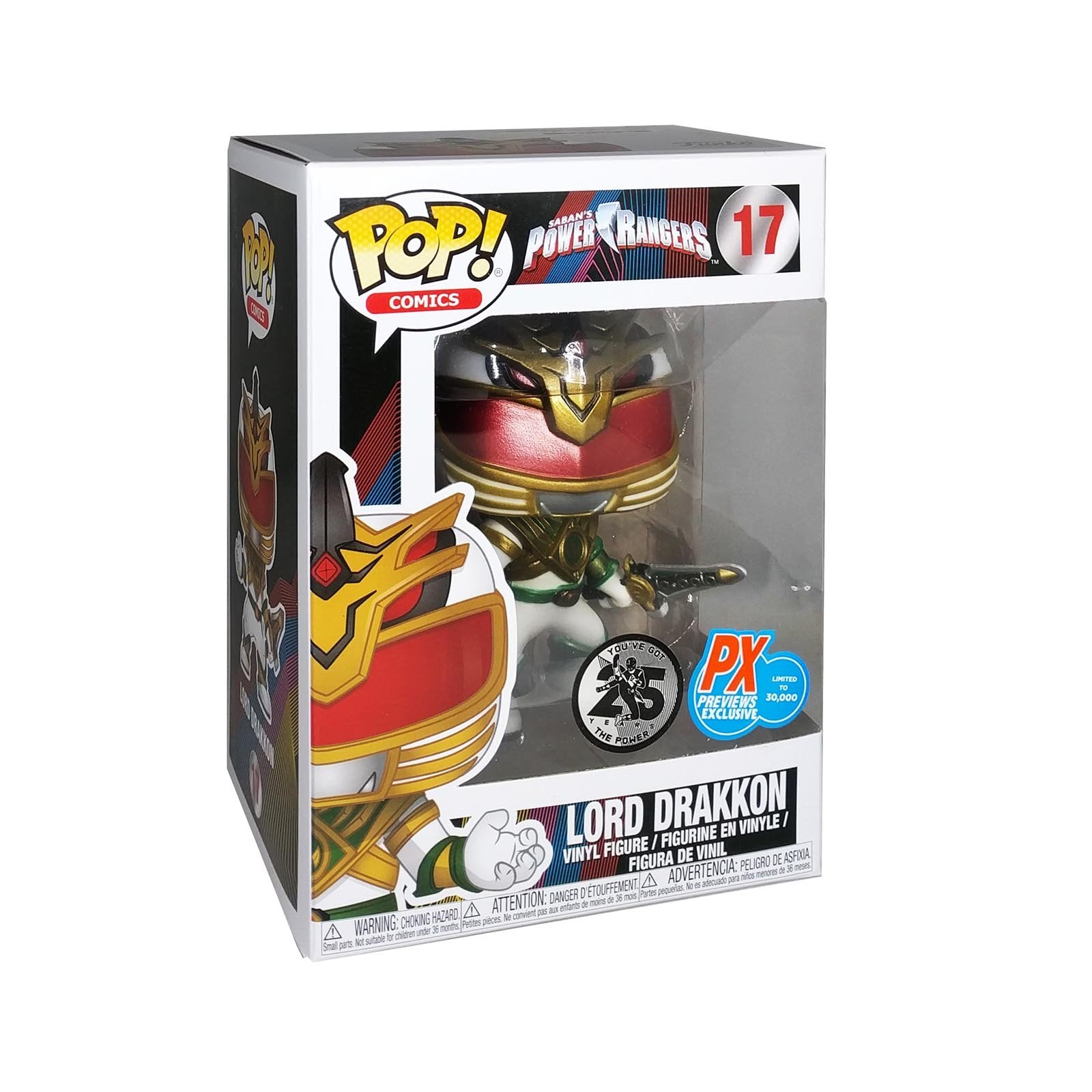 Funko Power Rangers PX Exclusive POP Lord Drakkon Vinyl Figure | Radar Toys