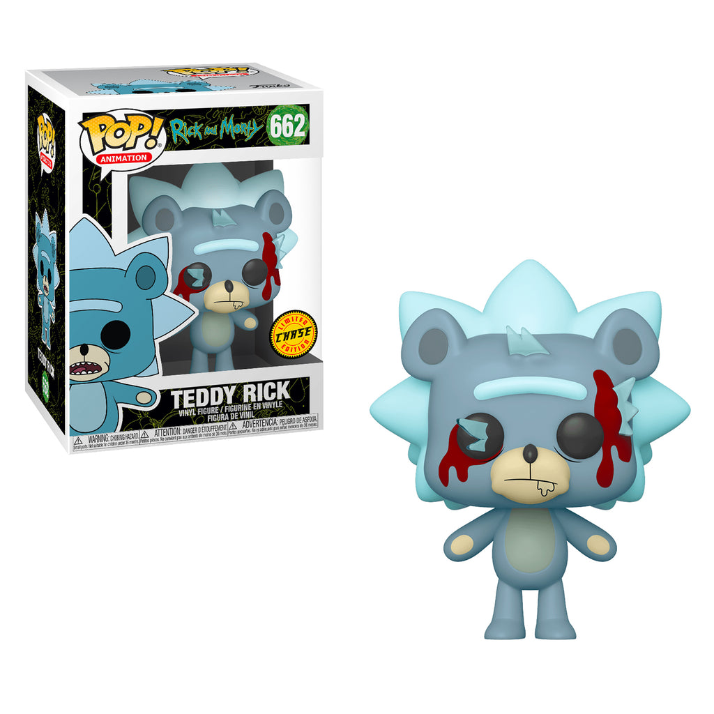 Funko Rick And Morty POP Teddy Rick Vinyl Figure CHASE VERSION