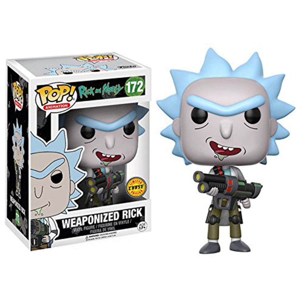Funko Rick And Morty POP Weaponized Rick Vinyl Figure CHASE VERSION