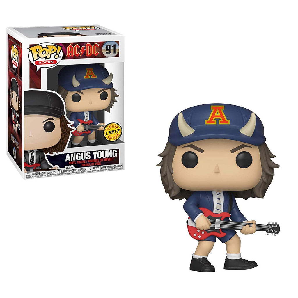 Funko Rocks AC DC POP Angus Young Vinyl Figure CHASE VERSION