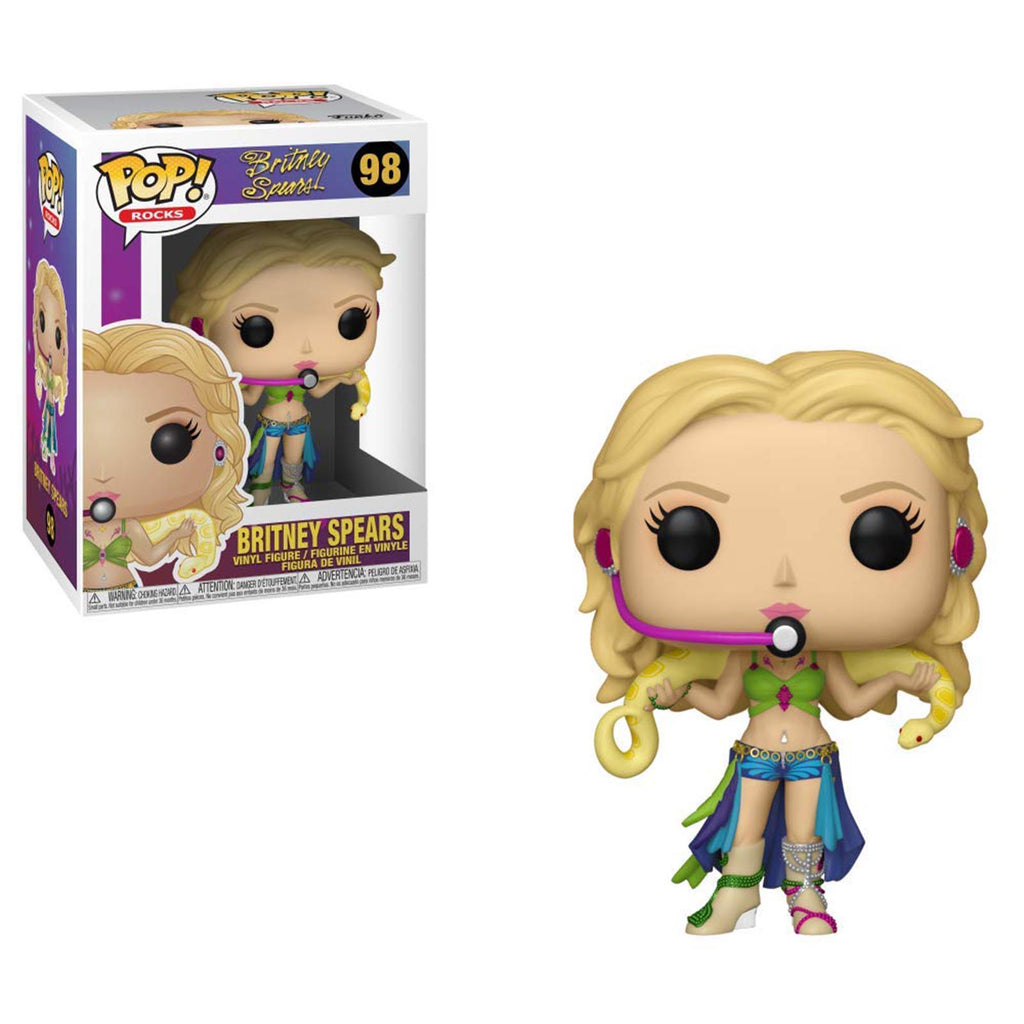 Funko Rocks POP Britney Spears With Snake Vinyl Figure
