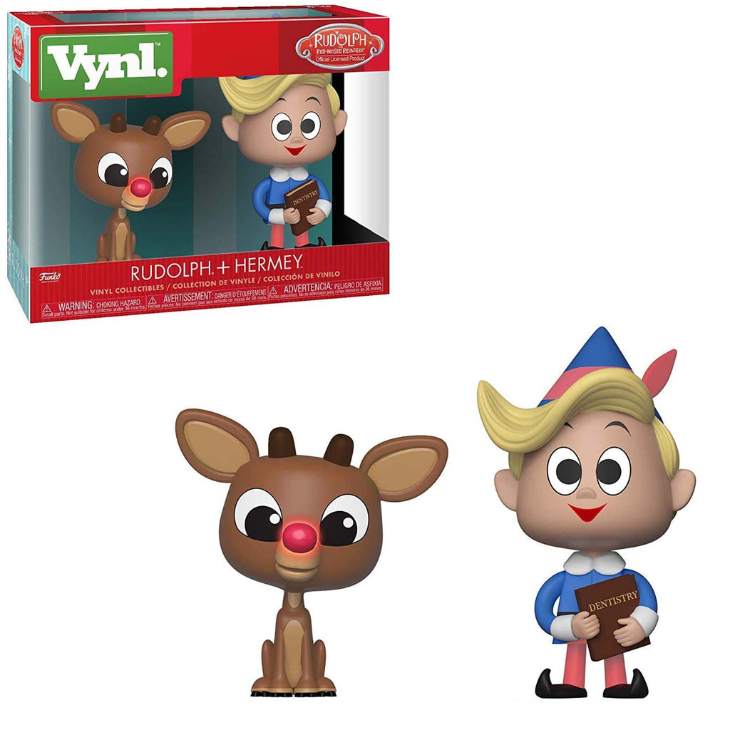 Funko Rudolph Vynl Rudolph Hermey Figure Set