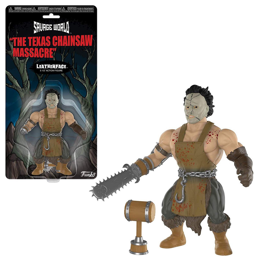 Funko Savage World Leatherface 5.5 inch Action Figure