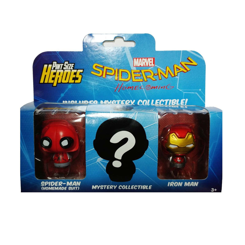 Funko Spider-Man Homecoming Pint Size Heroes Homemade Suit Iron Man 3 Pack
