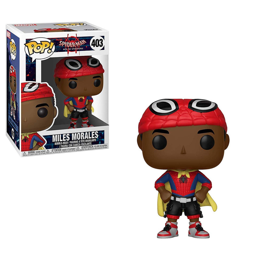 Funko Spider-Man Into The Spider-Verse POP Miles Morales With Cape Vinyl Figure