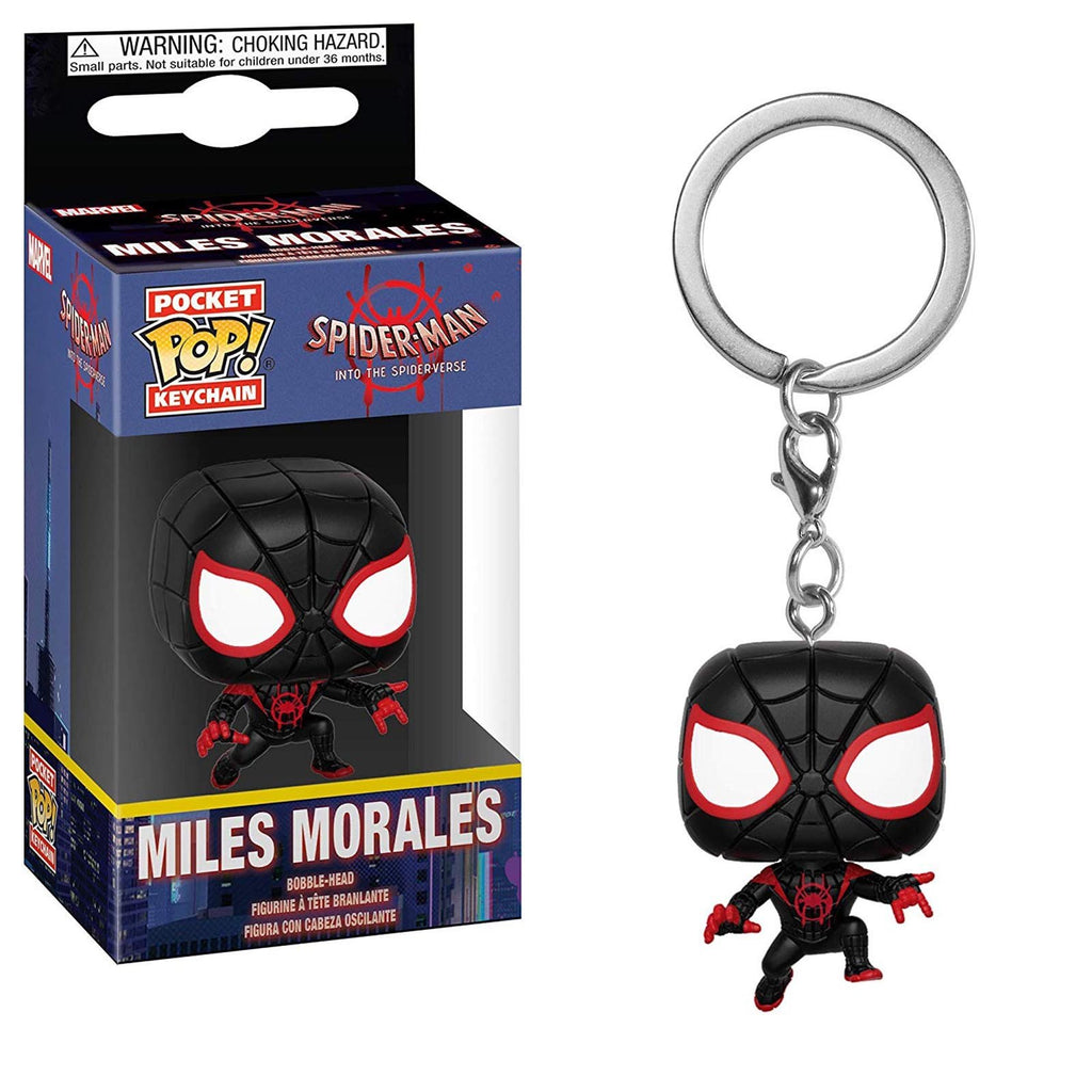 Funko Spider-Man Spider-Verse Pocket POP Miles Morales Suit Figure Keychain