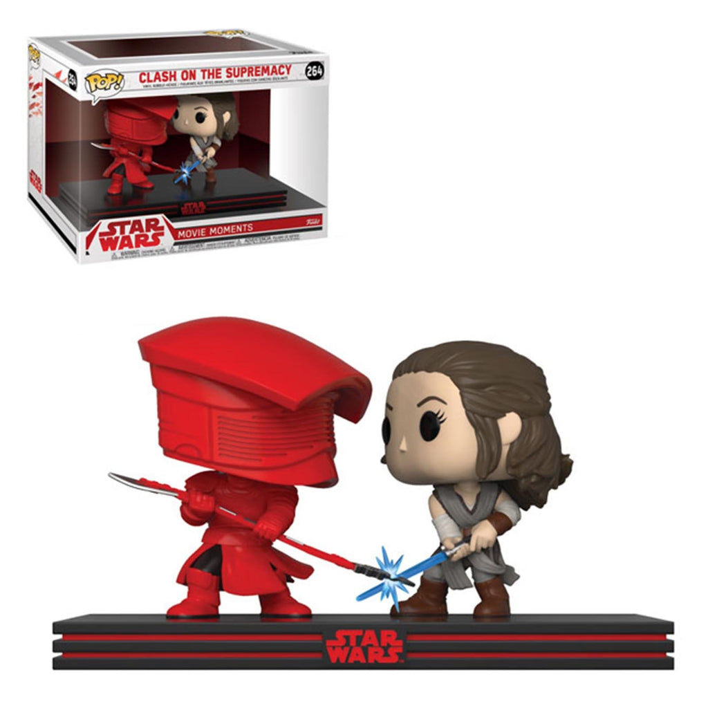 Funko Star Wars Last Jedi Movie Moments POP Rey Clash On Supremacy Set