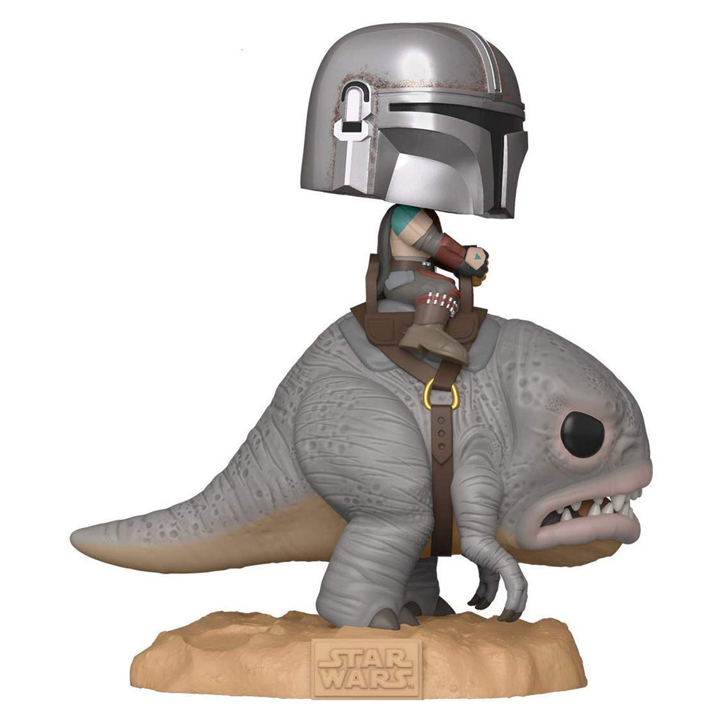 Funko Star Wars Mandalorian POP Mandalorian On Blurrg Vinyl Figure