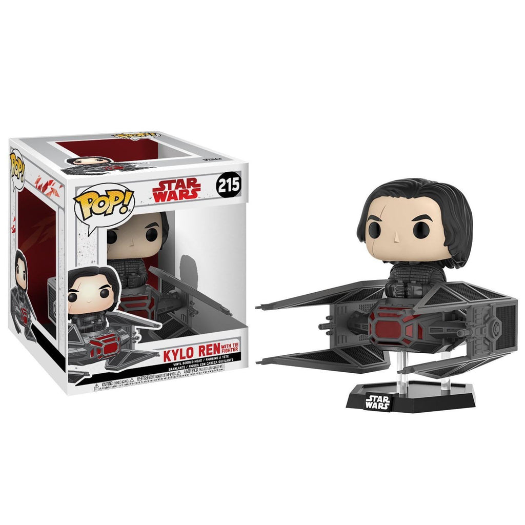 Funko Star Wars POP Deluxe Kylo Ren With Tie Fighter Figure Set