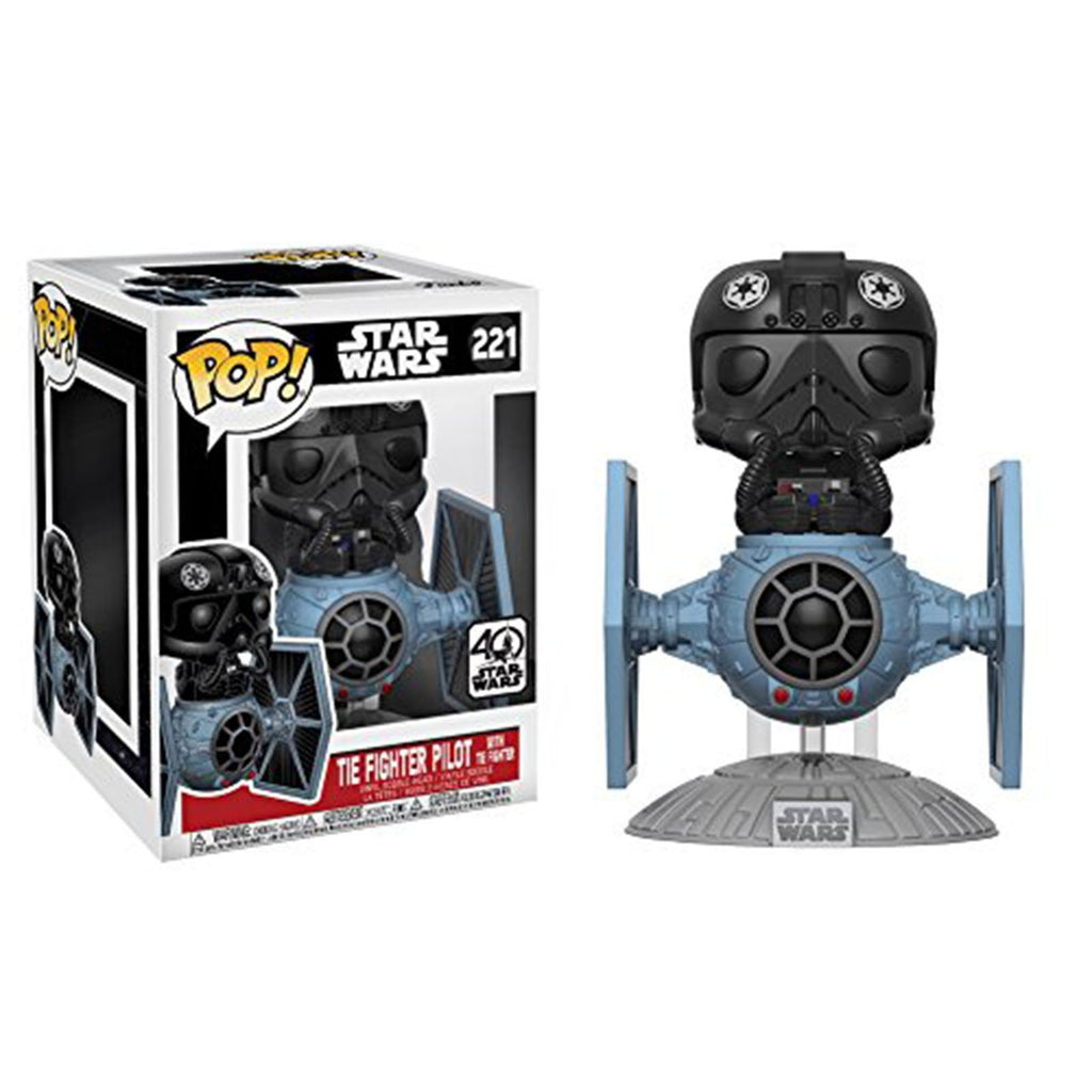 Funko Star Wars POP Deluxe Tie Fighter With Pilot Vinyl Figure