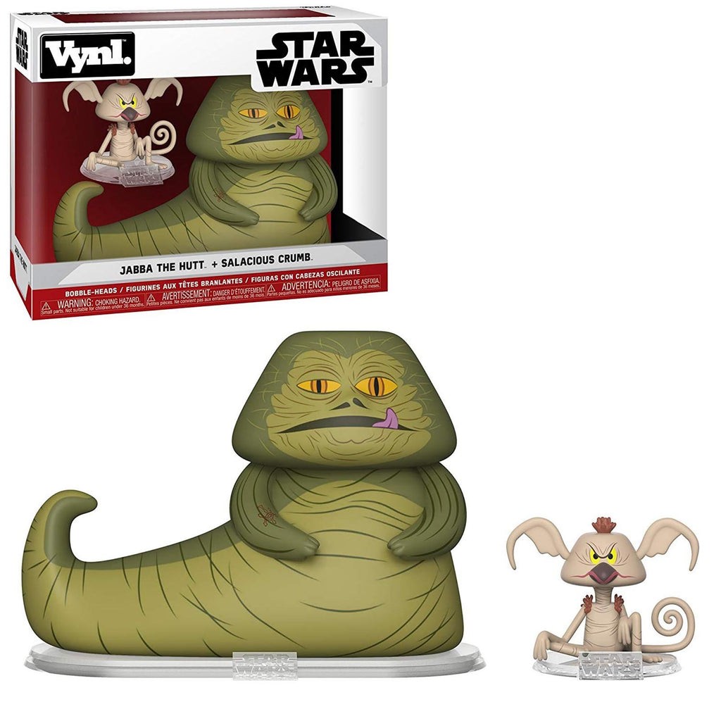 Funko Star Wars Vynl Jabba The Hutt Salacious Crumb Figure Set