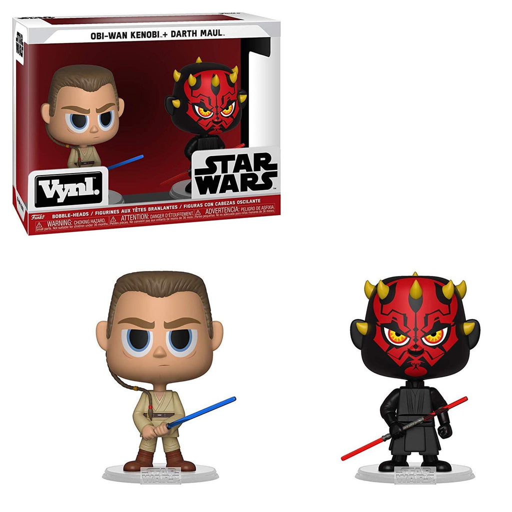 Funko Star Wars Vynl Obi-Wan Kenobi Darth Maul Figure Set