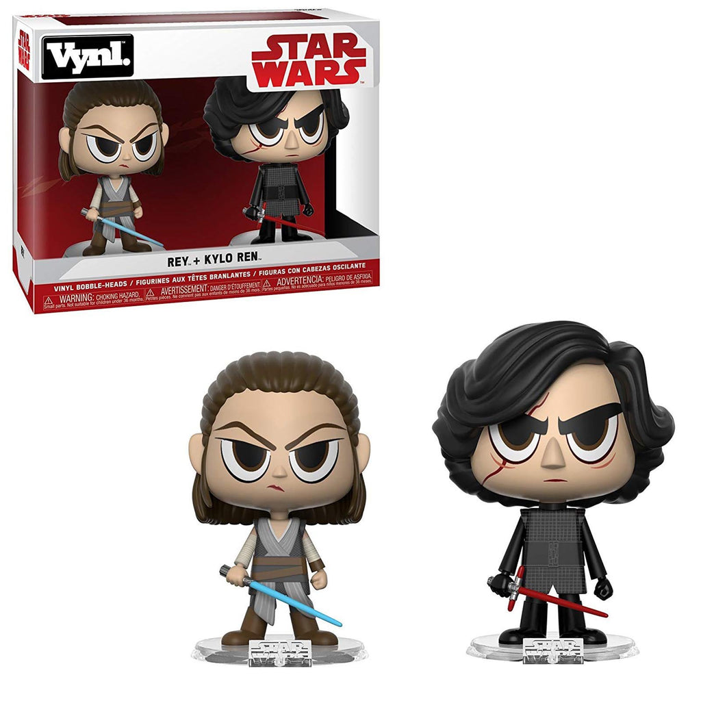 Funko Star Wars Vynl Rey And Kylo Ren Figure Set