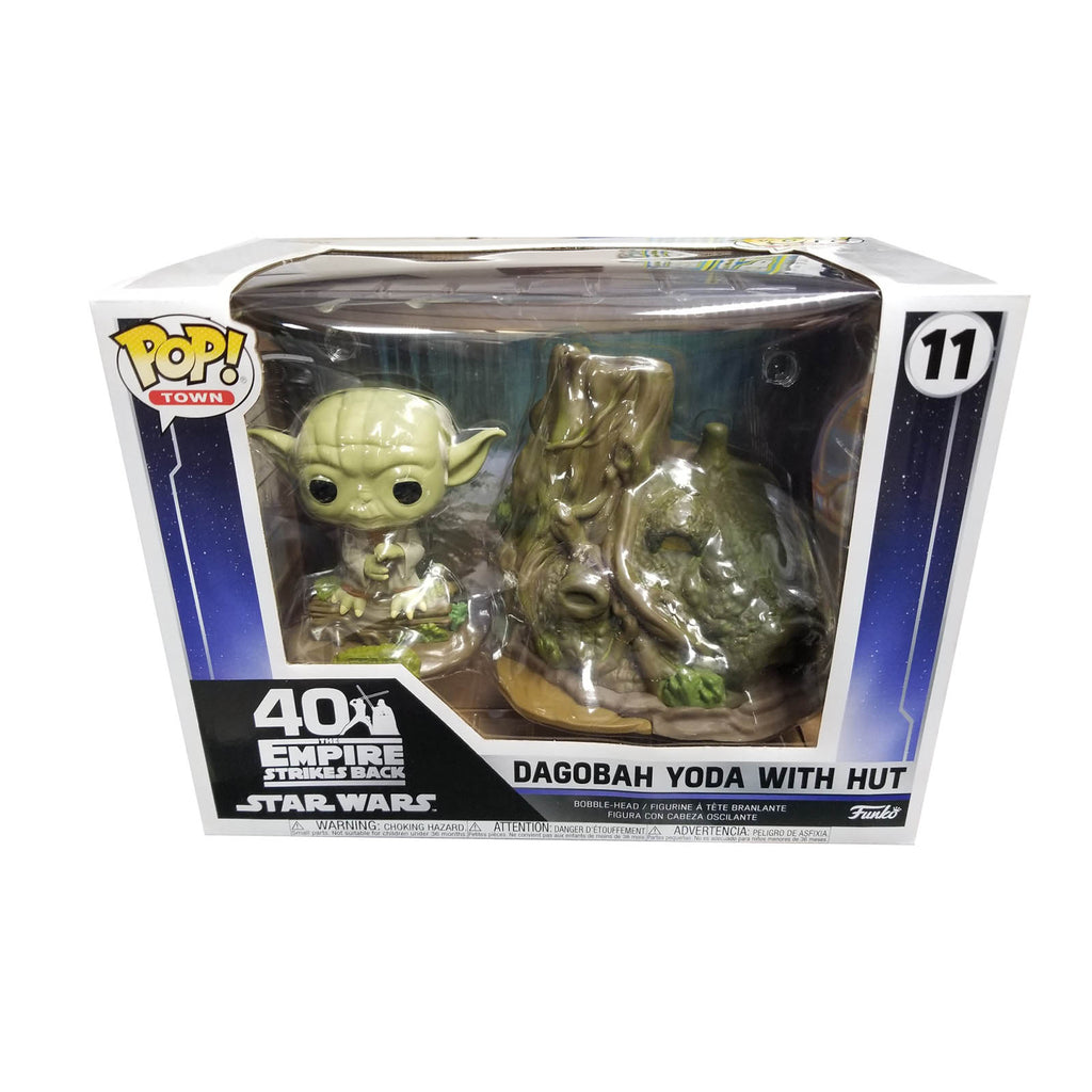 Funko Star Was Empire Strikes Back POP Town Dagobah Yoda Hut Set