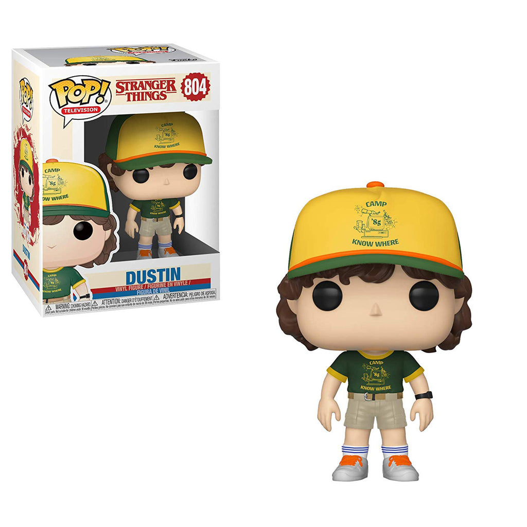 Funko Stranger Things POP Dustin At Camp Vinyl Figure