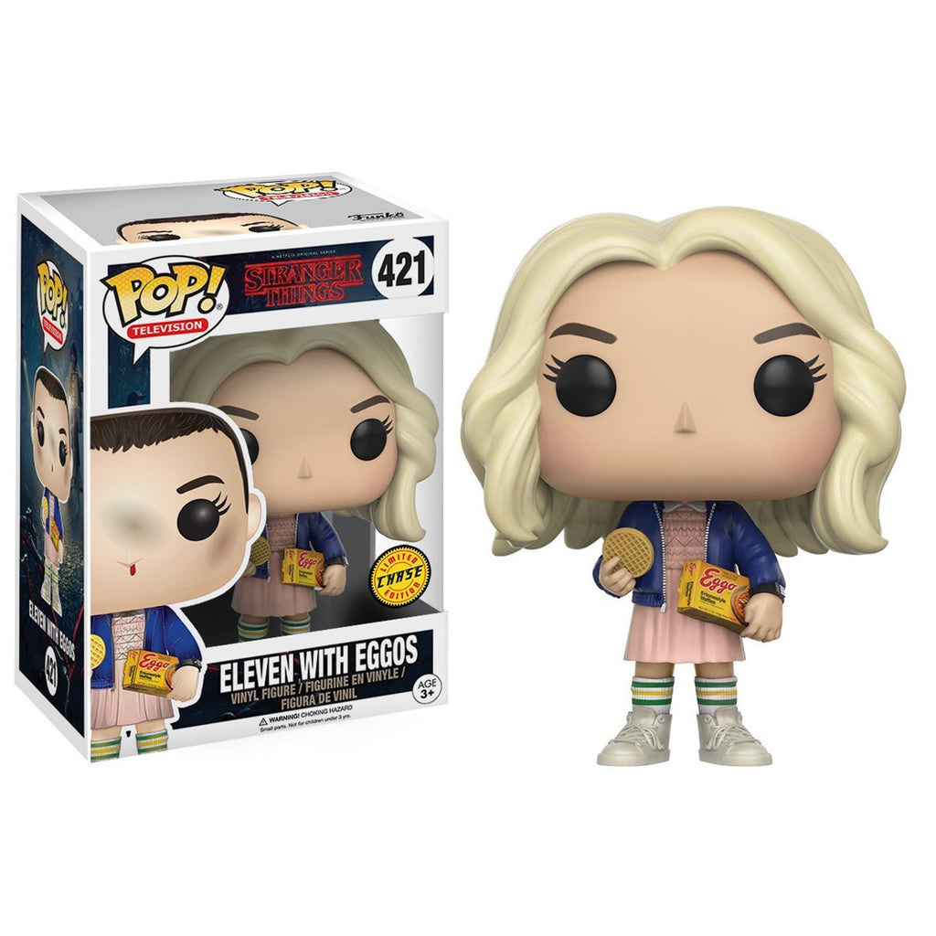 Funko Stranger Things POP Eleven With Eggos Vinyl Figure CHASE VERSION