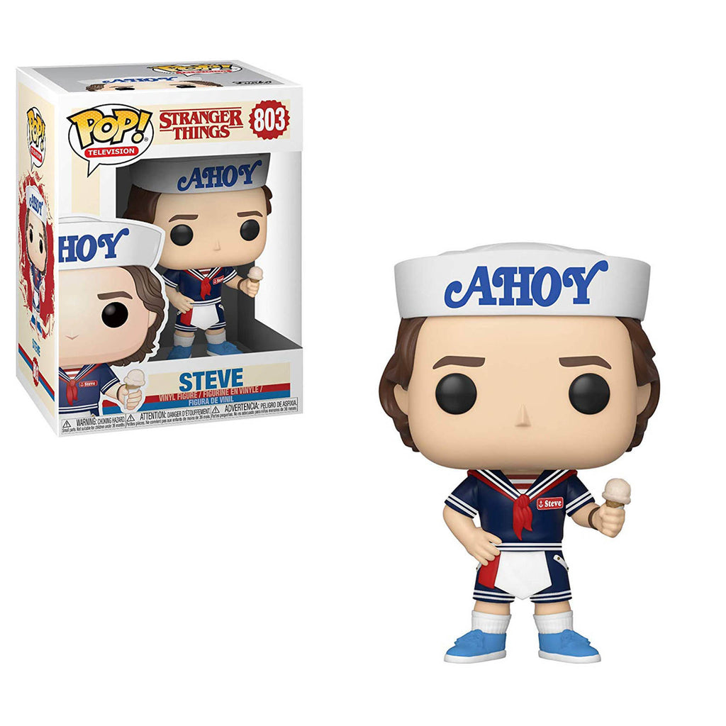 Funko Stranger Things POP Steve Hat And Ice Cream Vinyl Figure