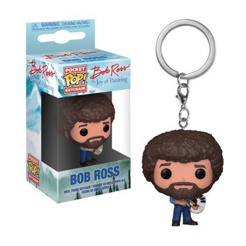 Funko The Joy Of Painting Pocket POP Bob Ross Vinyl Figure Keychain