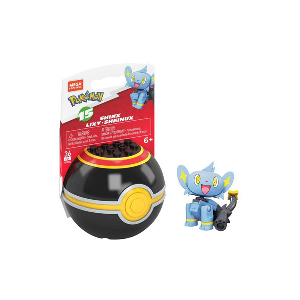 Mega Construx Pokemon Shinx Poke Ball Building Set