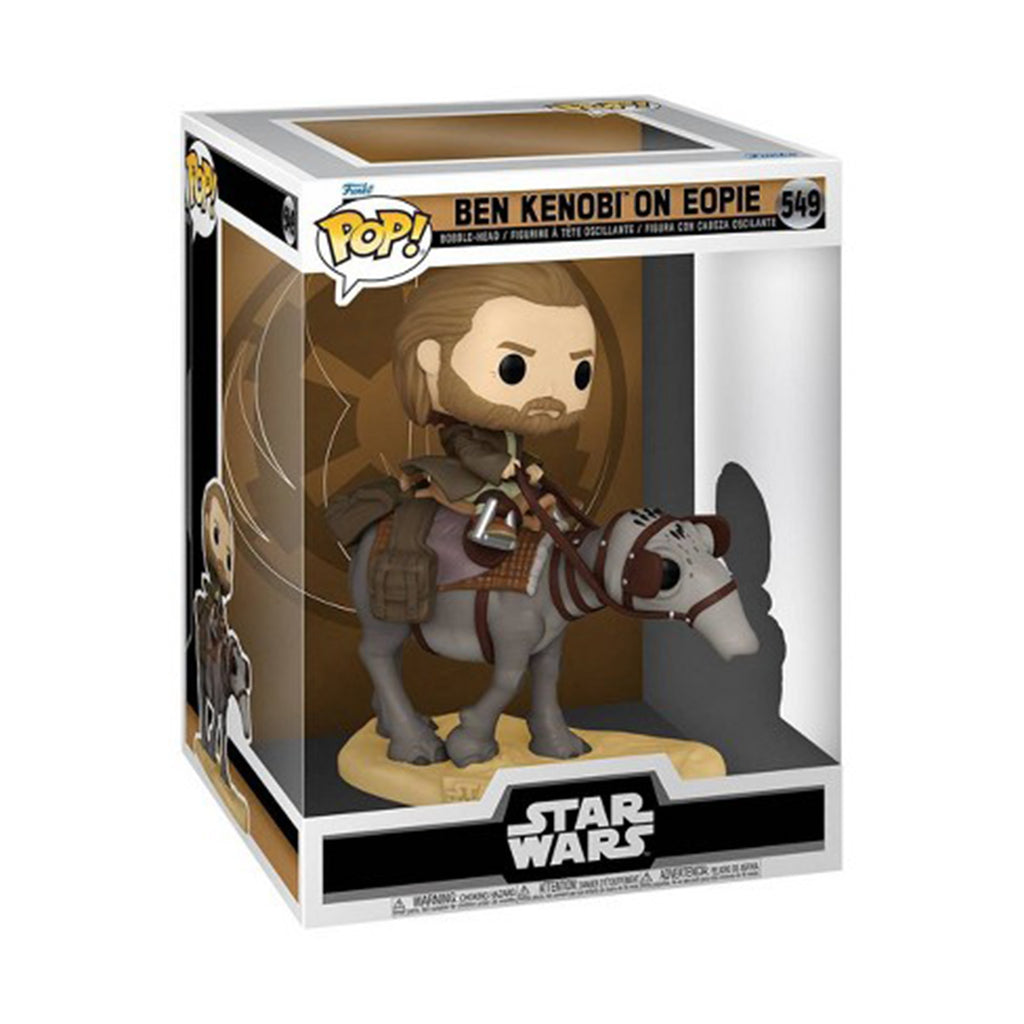 Funko Star Wars Deluxe POP Ben Kenobi On Eopie Figure Set