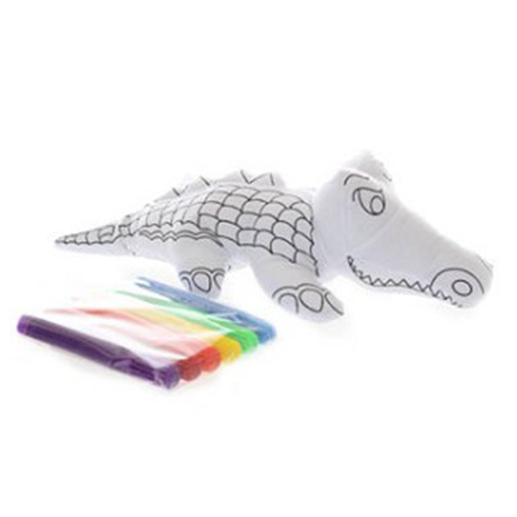 Ganz Crocodile 10 Inch Plush Mini Coloring Kit