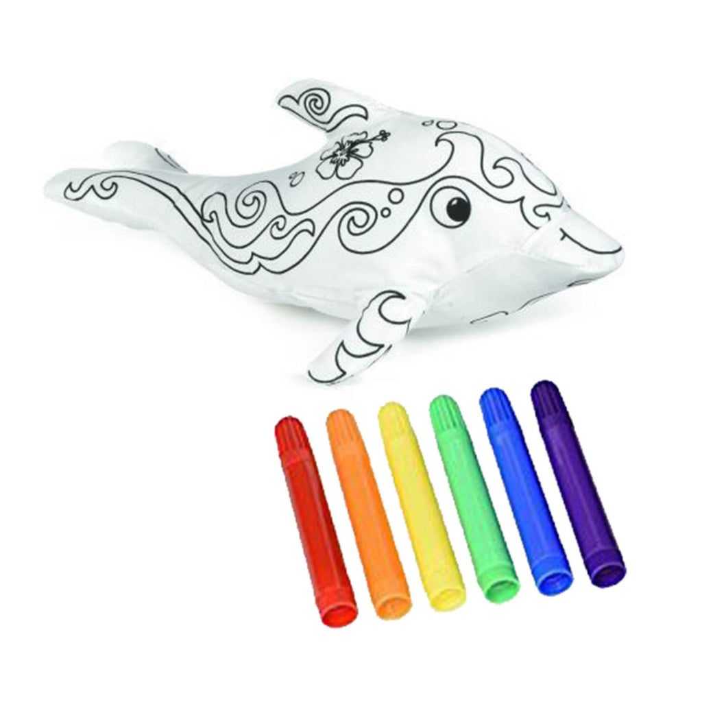 Ganz Dolphin 8 Inch Plush Mini Coloring Kit