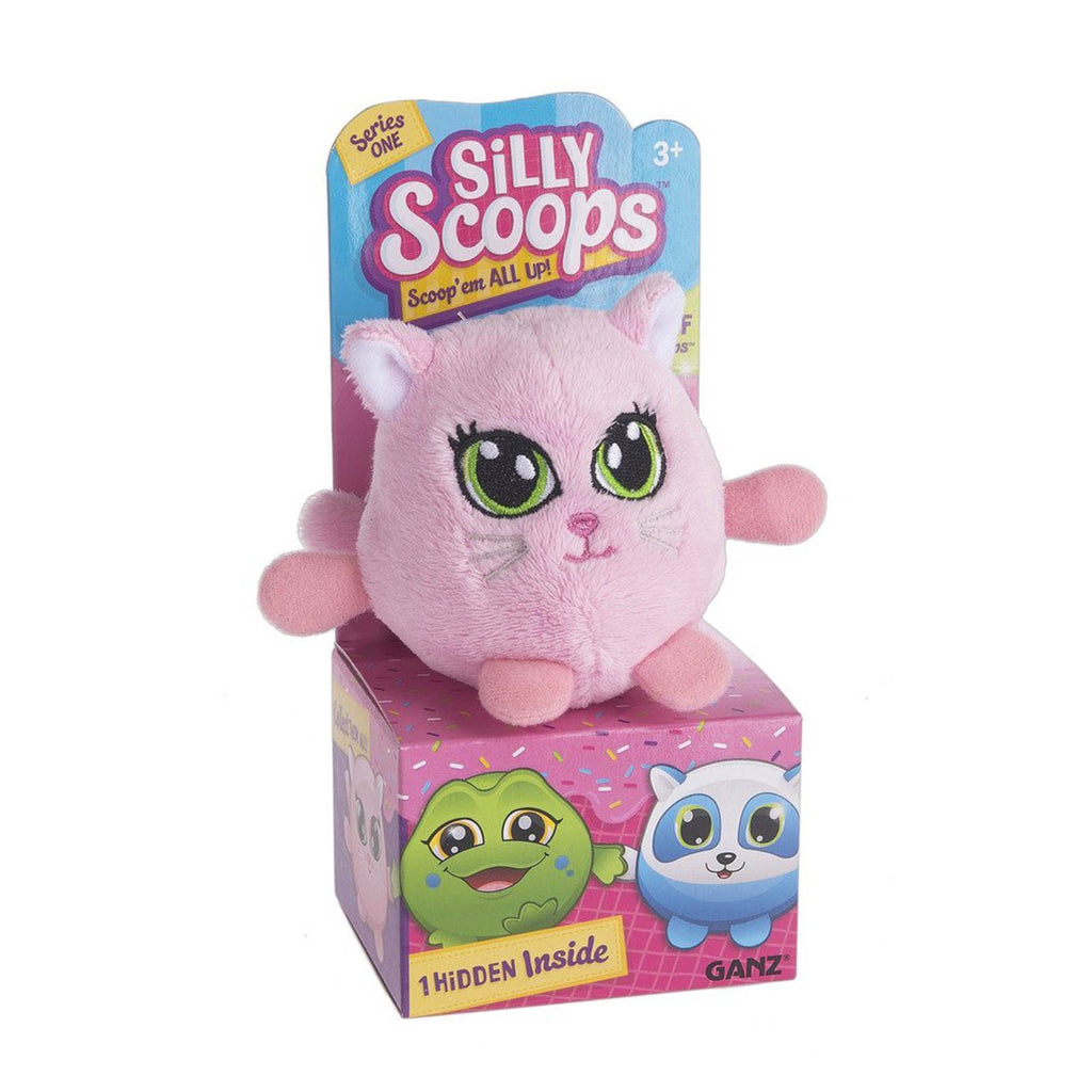 Ganz Silly Scoops Series 1 Cherry Parfait Kitten Plush Figure