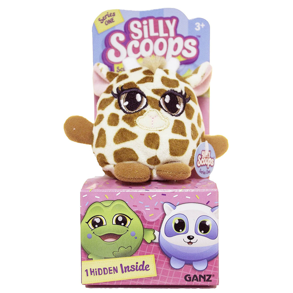 Ganz Silly Scoops Series 1 Maple Nut Giraffe Plush Figure