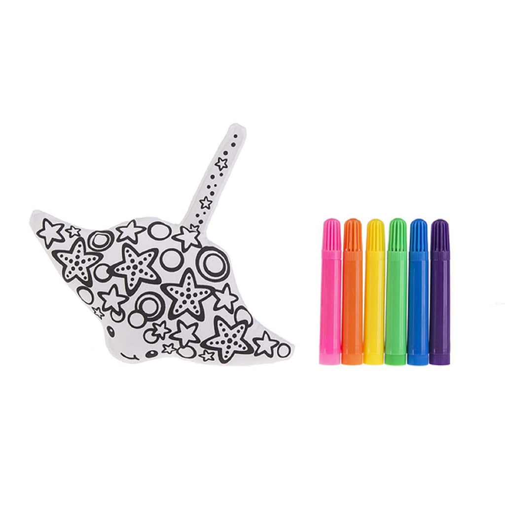 Ganz Stingray 6 Inch Plush Mini Coloring Kit