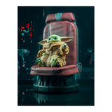 Gentle Giant Star Wars Mandalorian The Child In Chair Statue - Radar Toys