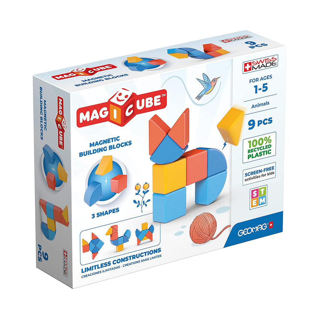 Geomag Magicube Shapes 9 Pieces Set - Radar Toys