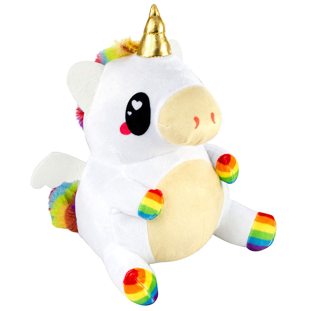 Glitter Galaxy Rainbow Hair Unicorn 10 Inch Plush
