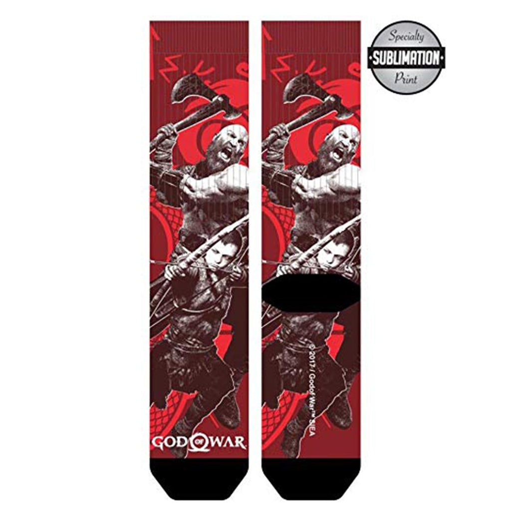 God Of War Character 1 Pair Of Crew Socks