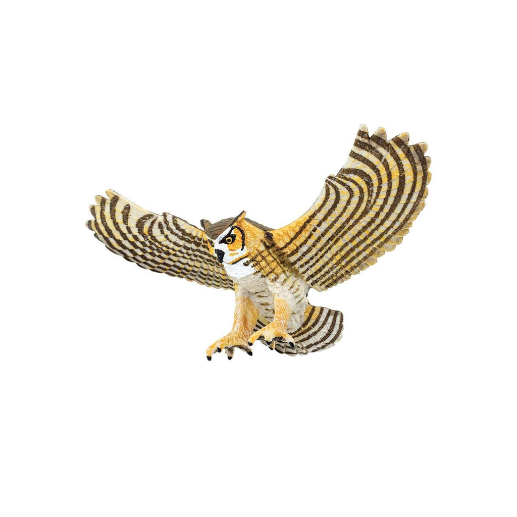 Great Horned Owl Wings Of The World Birds Figure Safari Ltd - Radar Toys