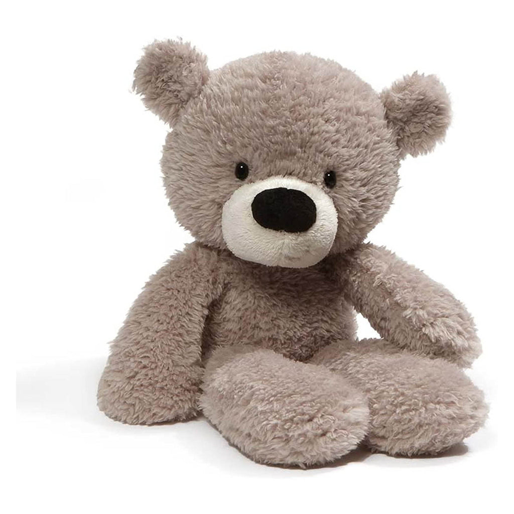Gund Fuzzy Teddy Bear Gray 13.5 Inch Plush Figure