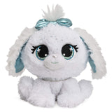 Gund P Lushes Bianca Blings White And Blue 6 Inch Plush 6061082 - Radar Toys