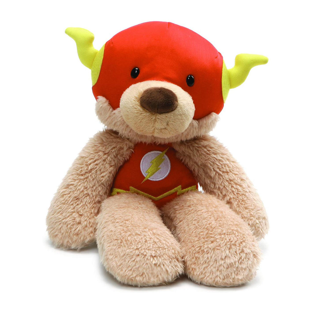 Gund DC Comics Fuzzy The Flash Bear 14 Inch Plush