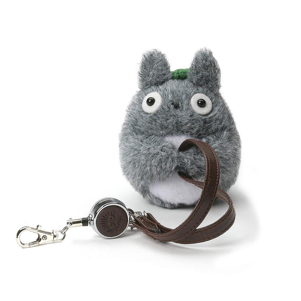 Gund My Neighbor Totoro Hand Bag Reel Key Holder 2 Inch Plush