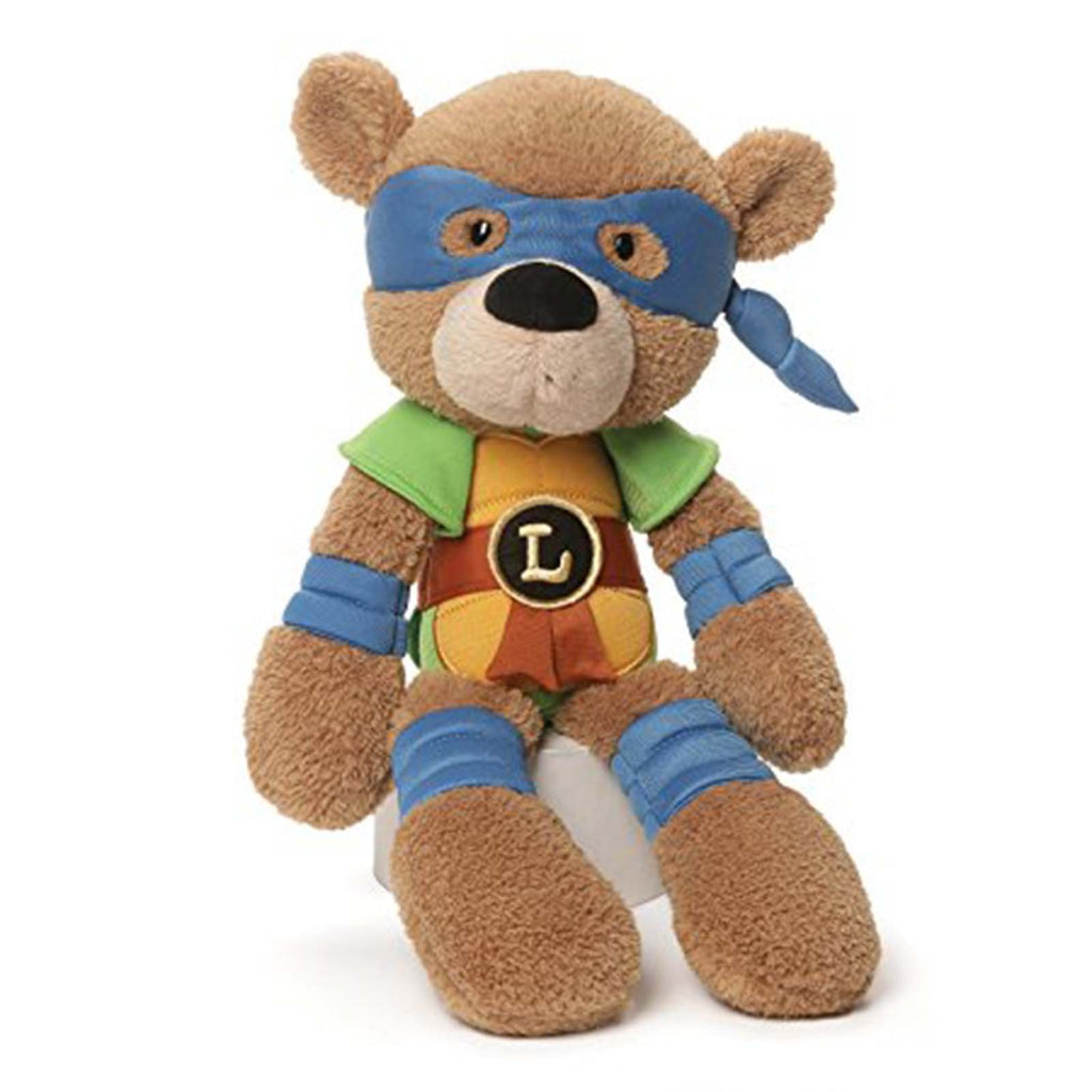 Gund Teenage Mutant Ninja Turtles Leonardo 13 Inch Fuzzy Bear