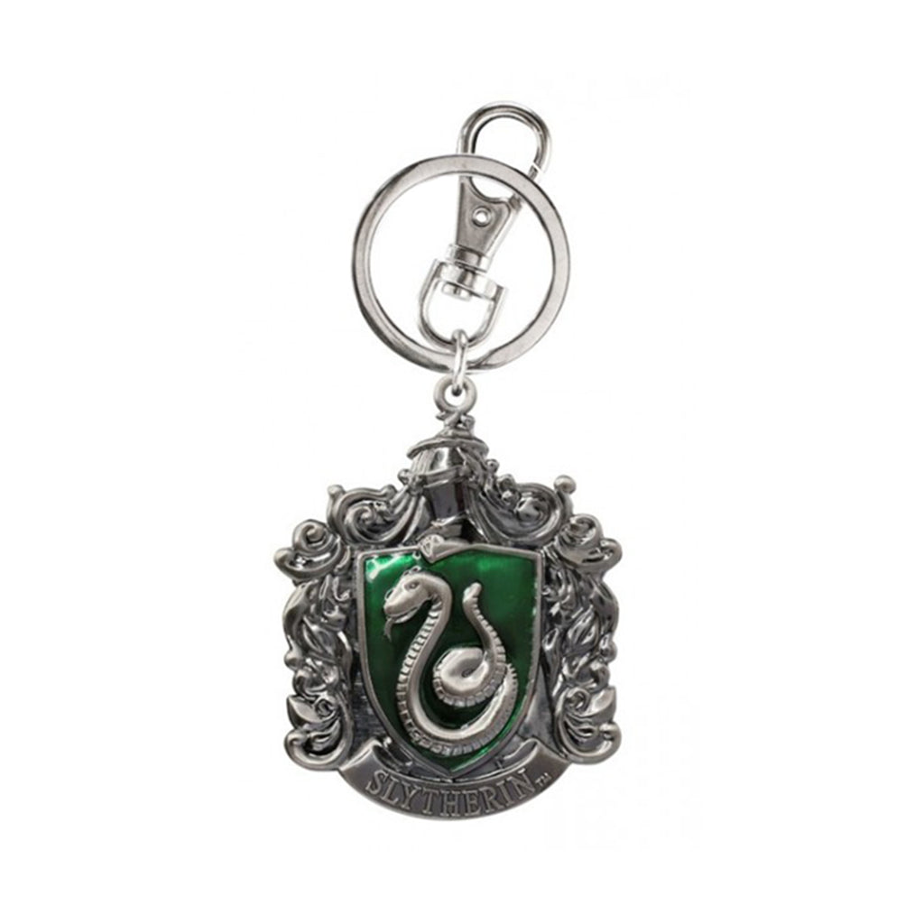 Harry Potter Slytherin Crest Pewter Metal Keychain - Radar Toys